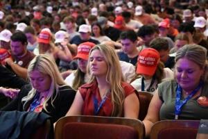 Right-wing US movement continues campus tour without founder Kirk