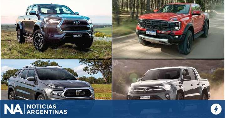 Estas son las 5 pickups más vendidas en Argentina