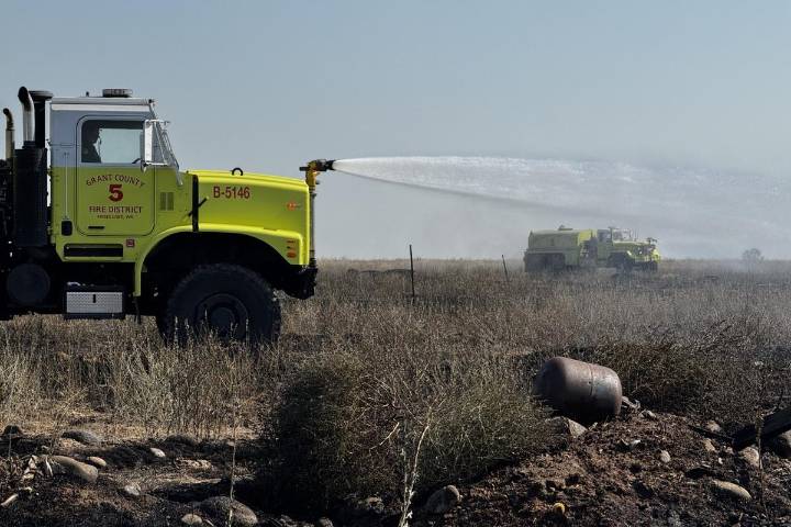 Fire Crews Tackle Highland Road Wildfire