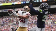 La recepción tardía de TD de Jake Tonges le da a los 49ers una victoria de 17