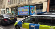 Moment Birmingham bin strikers chant 'shame on you' outside job agency