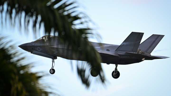 Why does the US have F-35s flying anti-cartel missions in the Caribbean?