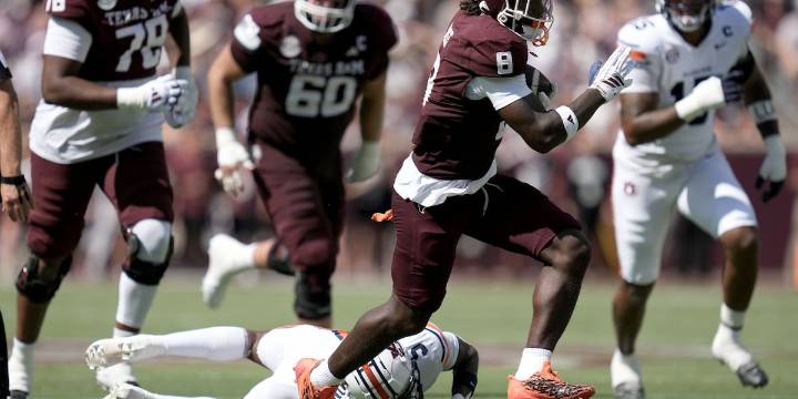 Game Rundown: No. 9 Texas A&M overcomes avalanche of penalties to beat Auburn