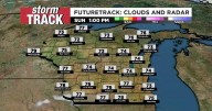 Sunday will be sunny and a bit cooler
