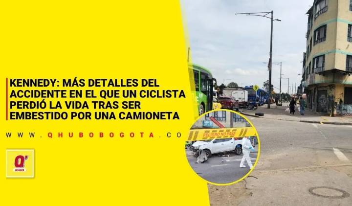 Kennedy: más detalles del accidente en el que un ciclista perdió la vida tras ser embestido por una camioneta