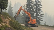 Officials expect increased activity on two Lane County wildfires as weather warms up