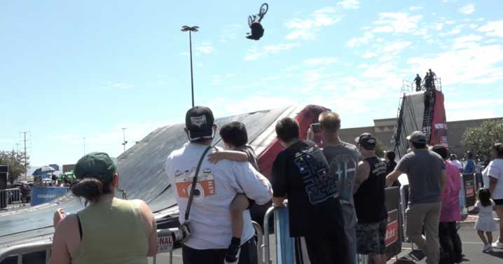 BMX freestyle shows give free show for local fans