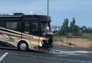 One Injured In Motorhome Collision Near Soap Lake