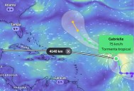 Gabrielle se intensifica: sigue la trayectoria del ciclón hacia México