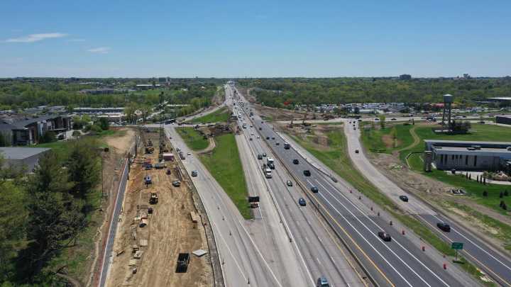 Iowa DOT closing these I-80/35 ramps near Hickman Road until December