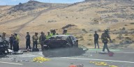Crash closes southbound Pyramid
