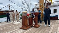 Buque Escuela “Cuauhtémoc” concluye pruebas y retorna a Nueva York tras accidente