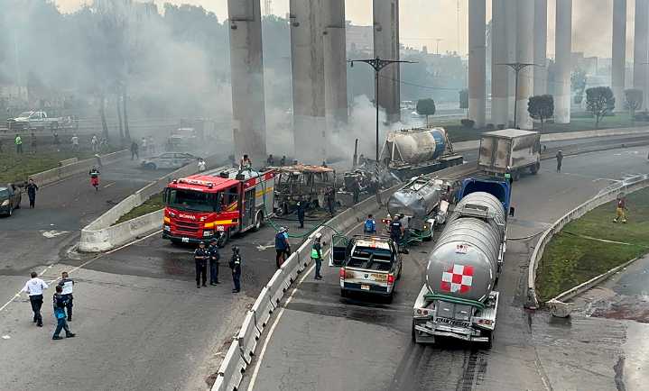 Confirma Brugada 57 heridos por explosión de pipa; 19, graves