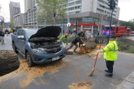 Cortes de luz y de tránsito: revisa los efectos del fuerte viento y lluvia en la RM