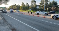 Outbound lanes of Versailles Road at Viley Road shut down due to injury collision