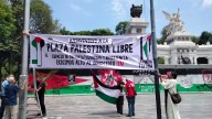 “La Puerta de la Resistencia y la Vida”: Instalan antimonumento por Palestina frente a SRE