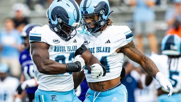 URI football tops Holy Cross on late field goal. Here's what happened.