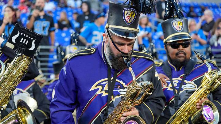 Watch Jason Kelce Play the Saxophone With the Marching Ravens