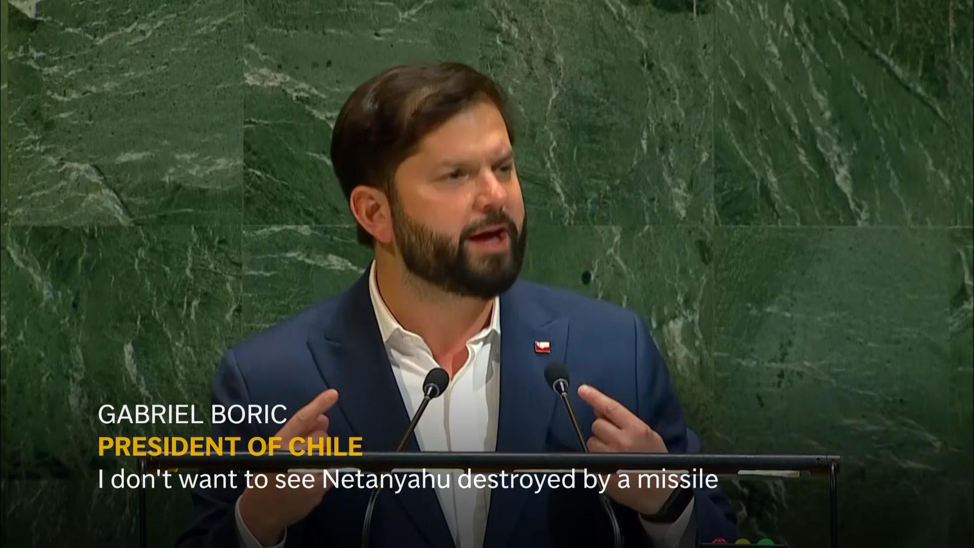 Chile President Boric calls for Netanyahu to be brought before international court of justice