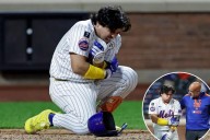Francisco Alvarez exits after getting drilled on elbow in Mets worry