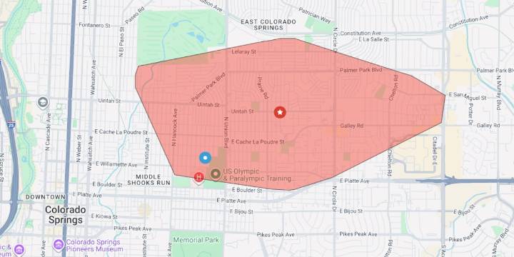 More than 5,000 without power in Colorado Springs