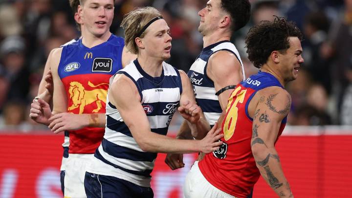 Geelong Cat Mark Blicavs says team won’t be giving away silly free kicks to Brisbane Lions in AFL Grand Final
