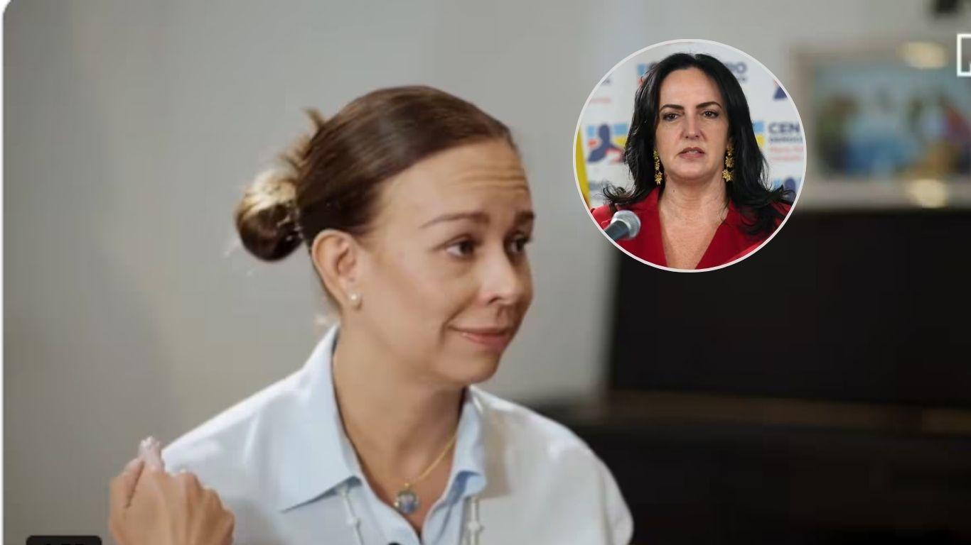 Choque entre María Claudia Tarazona y María Fernanda Cabal por conversación en funeral de Miguel Uribe