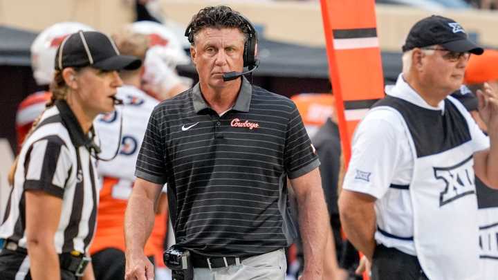 OSU coach Mike Gundy recreates famous rant for cell phone commercial