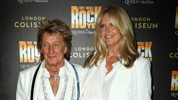Penny Lancaster calls husband Rod Stewart 'a machine'