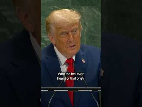 Trump attacks the UN on immigration, climate in speech at General Assembly