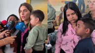 Llegaron cuatro niños venezolanos repatriados de EE.UU. este 12