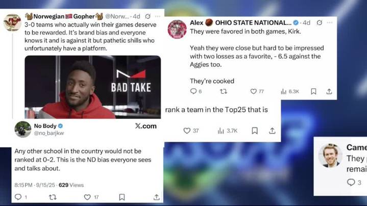 TALIA'S TAKE: Social media reacts to Notre Dame’s 0