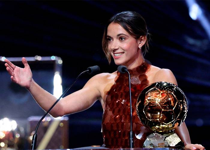 Aitana Bonmatí, ganadora por 3ª vez consecutiva del Balón de Oro femenino