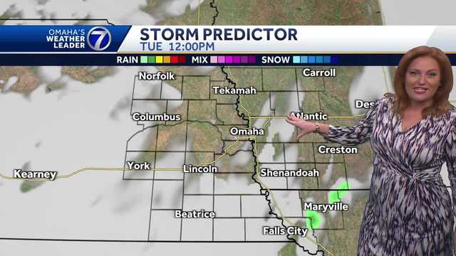 Warm, muggy Tuesday for Omaha area before storm chances return