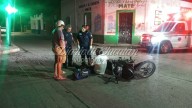 Motociclista resulta herido tras choque con mototaxi en Motul
