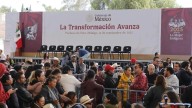 Centenares esperan a presidenta Claudia Sheinbaum en recinto ferial de Pachuca