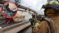 La tragedia del puente de la Concordia en imágenes tras explosión de pipa de gas en Iztapalapa