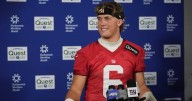 Jaxson Dart will make his first NFL start this Sunday