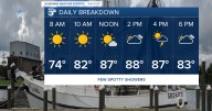 Summer like pattern pushes through mid September