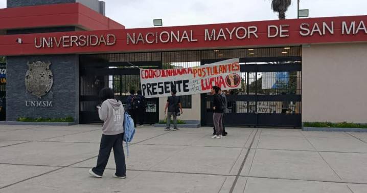San Marcos suspende su examen de admisión debido a toma de estudiantes