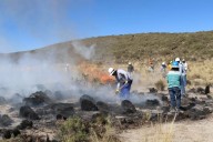 Arequipa: fue controlado el incendio forestal en el distrito de Tisco en Caylloma