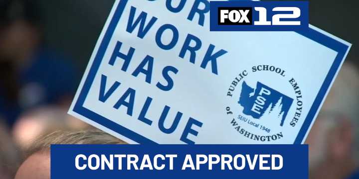 Union workers reflect on strike after approving contract with Evergreen Public Schools