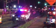 Person dies after crash on Broadway