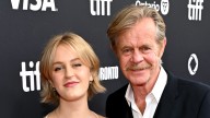 Felicity Huffman's daughter Georgia stuns in metallic dress during rare public appearance with dad William H. Macy at TIFF 2025