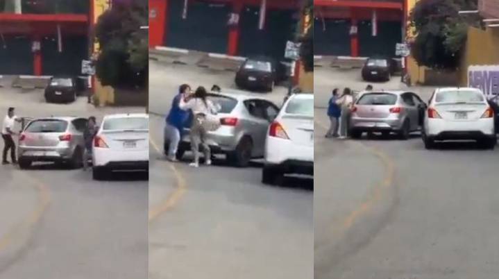 VIDEO: Graban pelea entre conductores en Santa María Ahuacatitlán, Cuernavaca