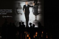 Hundreds of ordinary mourners and VIPs pay last respects to Italian fashion icon Giorgio Armani