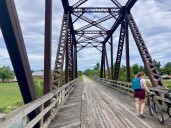 Slice of 70-mile trail connects waterfront campground to Lake Huron destination