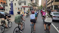 Hundreds rally for protected bike lanes following death of Philly cyclist