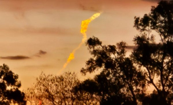 Bahía Blanca, otra vez viral: qué dijeron las redes de la bola de fuego en el cielo