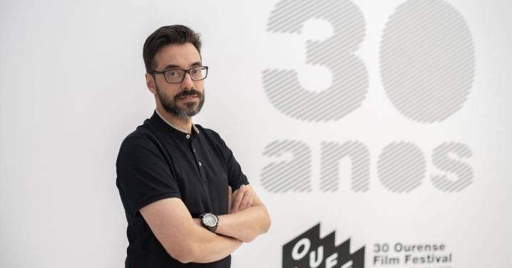 Óscar Doviso, tras a pantalla do Ourense Film Festival